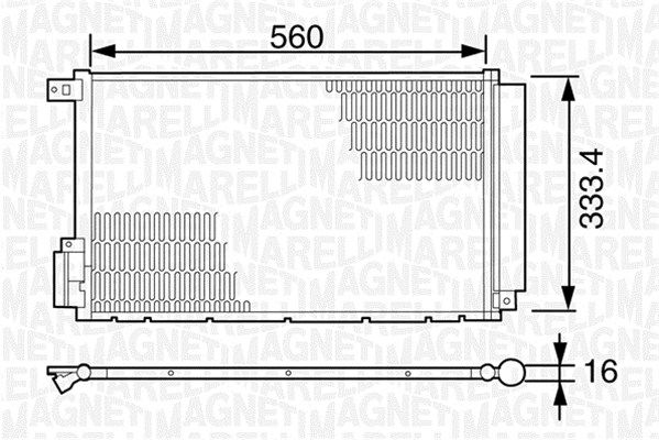 MAGNETI MARELLI Kondensaator,kliimaseade 350203620000